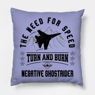 The need for Speed, Turn and Burn, Negative Ghostrider Pillow