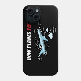 How Planes Fly Aerospace Engineering Aviation Phone Case