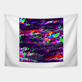 Glitched screen Tapestry