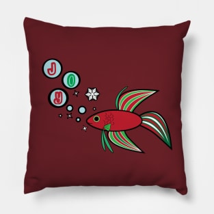 Christmas Betta Fish: JOY Pillow