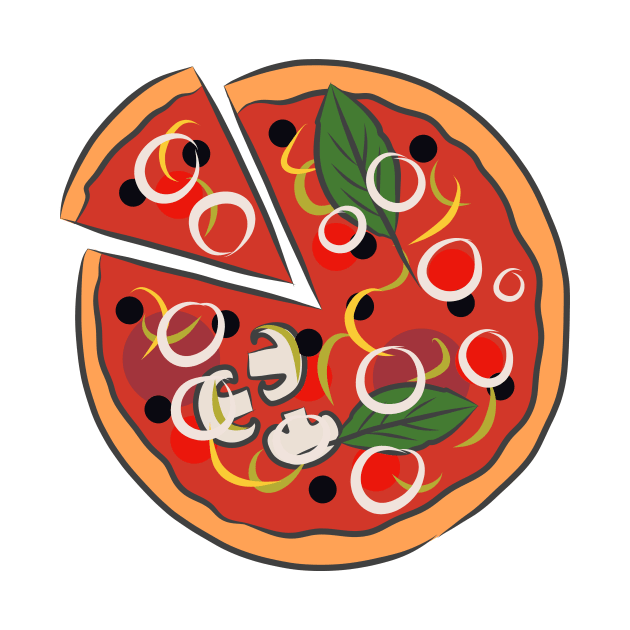 Sliced Pizza Pie by Beerlogoff