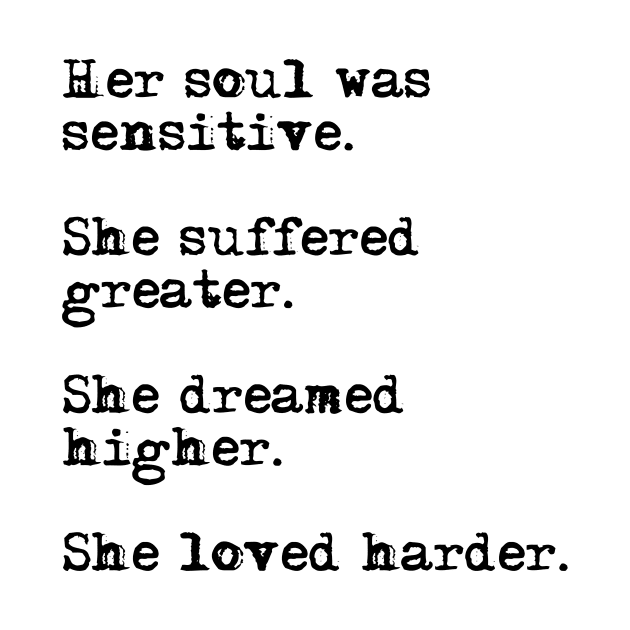 Her soul was sensitive by peggieprints