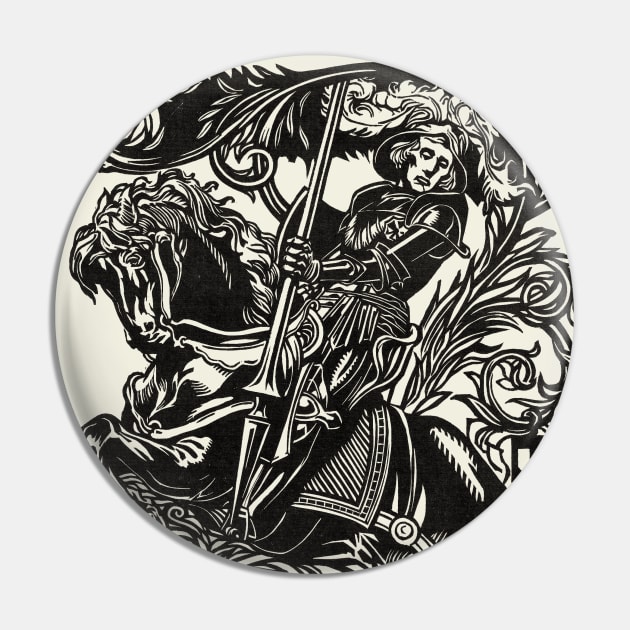 St. George Slaying the Dragon Pin by UndiscoveredWonders