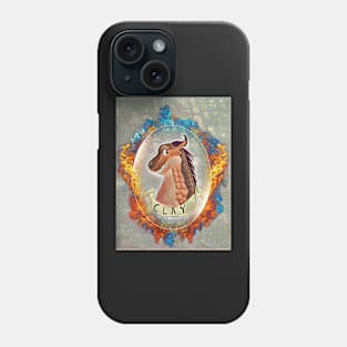 Wings of Fire inspiration! Clay the Dragon by L Gottshall Phone Case