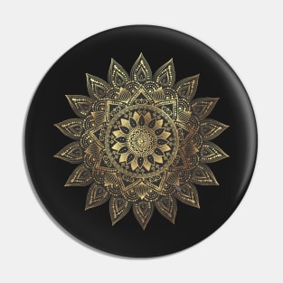 Elegant gold mandala artwork Pin