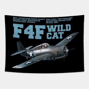 F4F Wildcat | WW2 Plane Tapestry