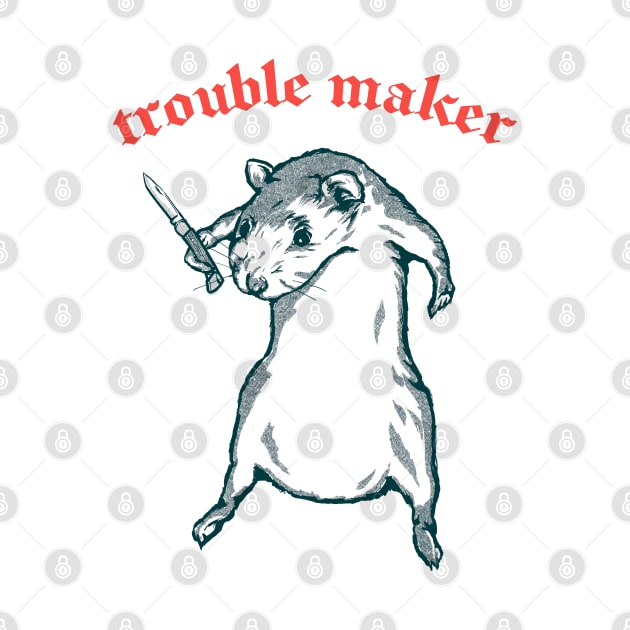 Trouble Maker  //  Cute mouse original design by DankFutura