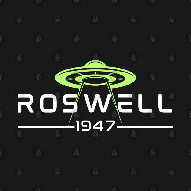 Roswell UFO 1947 - Alien Flying Saucer Crash by Paranormalshirts