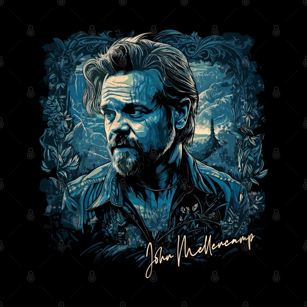 John J. Mellencamp --- Retro Fan Art by DankFutura