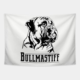 Bullmastiff dog Portrait Tapestry