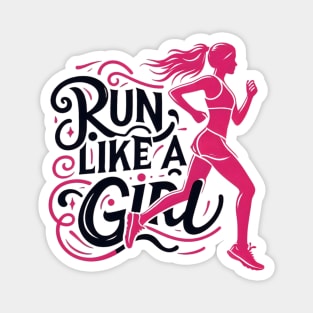 Run Like A Girl Magnet