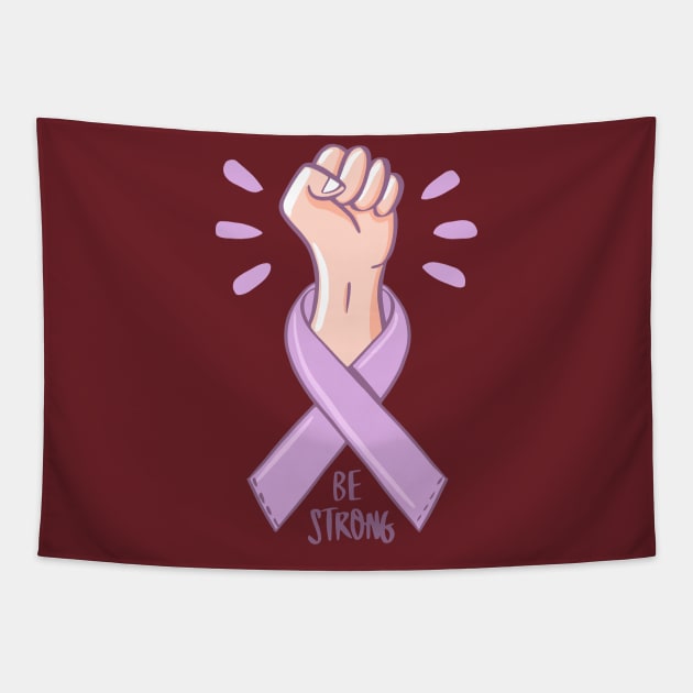 Be Strong Tapestry by Mako Design 