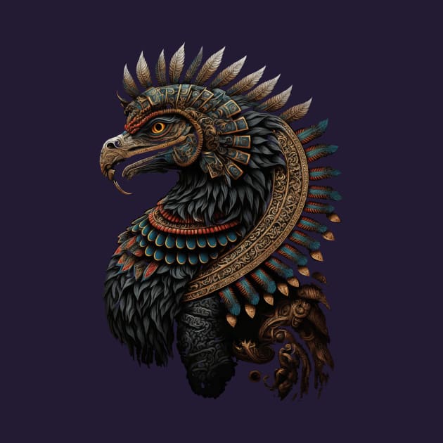 Quetzalcoatl Aztec Feathered Serpent Mayan Inca Toltec by Kertz TheLegend