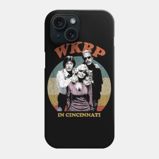 retro wkrp in cincinnati circle Phone Case