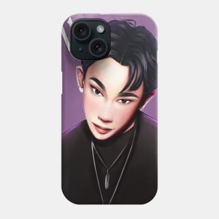 WonHo, kpop, fan art, version 2, crazy, don’t regret, singer, dancer, artist, monster x, idol Phone Case