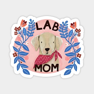 Yellow Labrador Retriever_Lab Mom Magnet