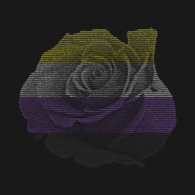 Enby ASCII rose by ConnerDavis