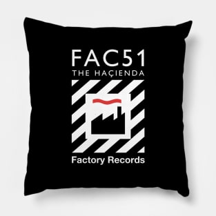 Factory Records Hacienda FAC 51 Fanart Design Pillow