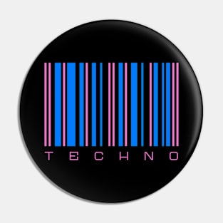 Techno Barcode Pin