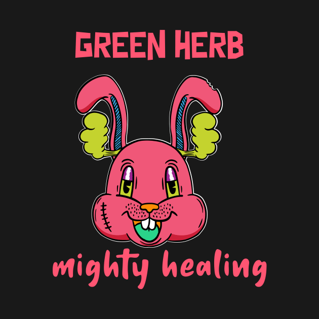 green herb, mighty healing by Zipora