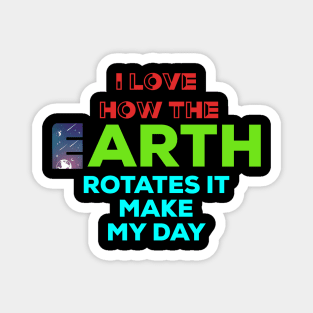 Funny and Creative Earth Love Pun Magnet