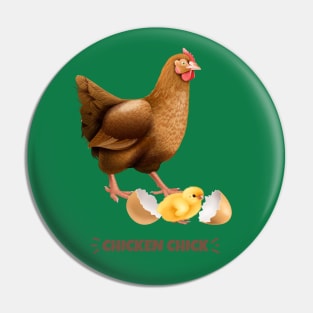 Chicken Chick Pin