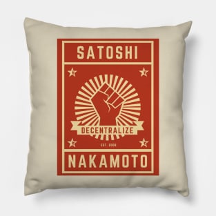 Satoshi for President Pillow