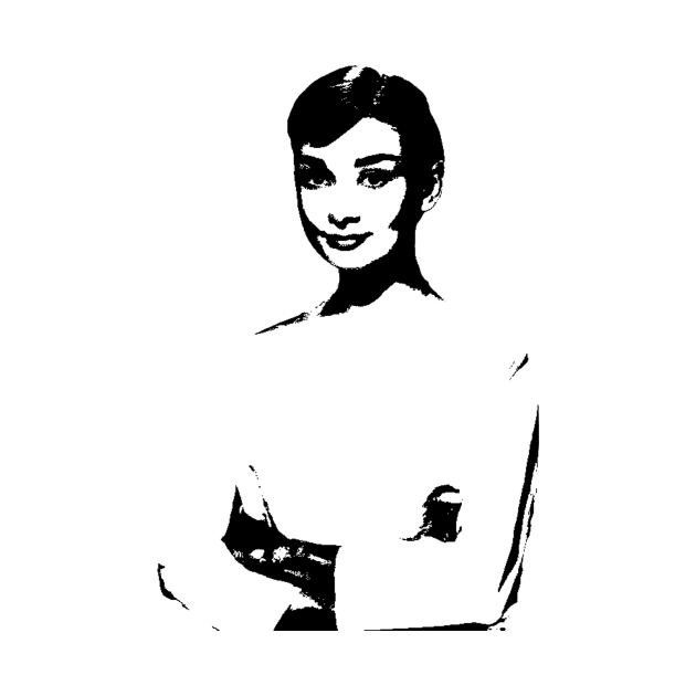 Audrey Hepburn Portrait by Anv2