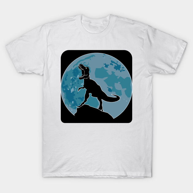 Discover Howling to the moon - Dinosaur - T-Shirt