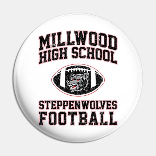 Millwood High School Steppenwolves Football (Variant) Pin