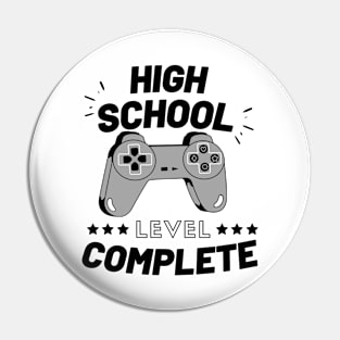 HIGH SCHOOL LEVEL COMPLETE GAMER GRADUATION Gift Ides Pin