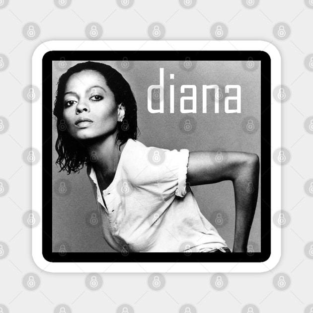 Vintage Diana Ross Magnet by kilshamy