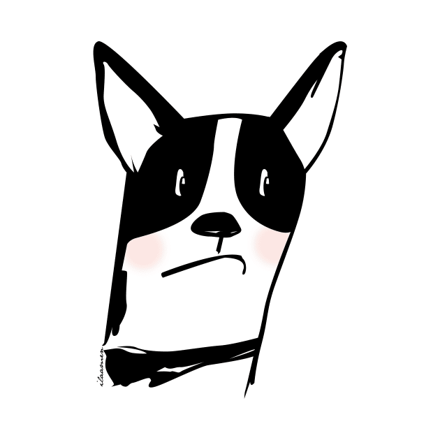 Boston Terrier by ilaamen