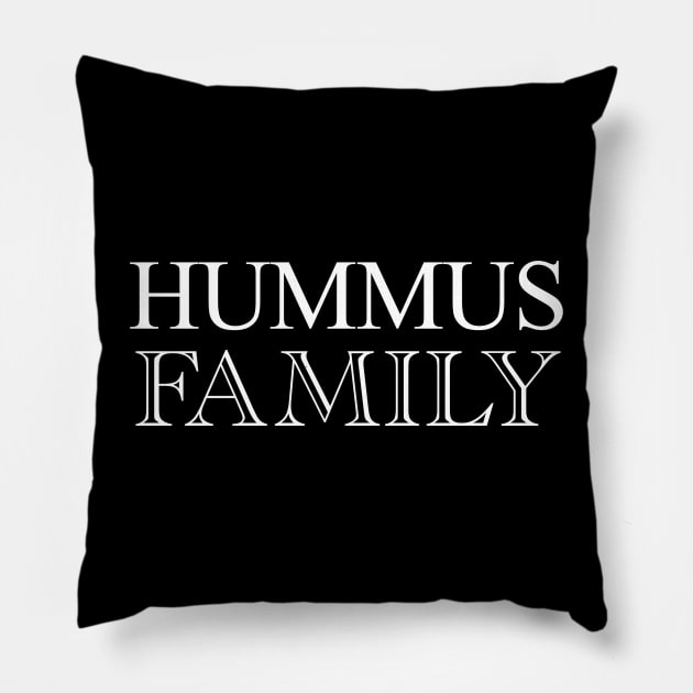 Hummus Family Pillow by StickSicky