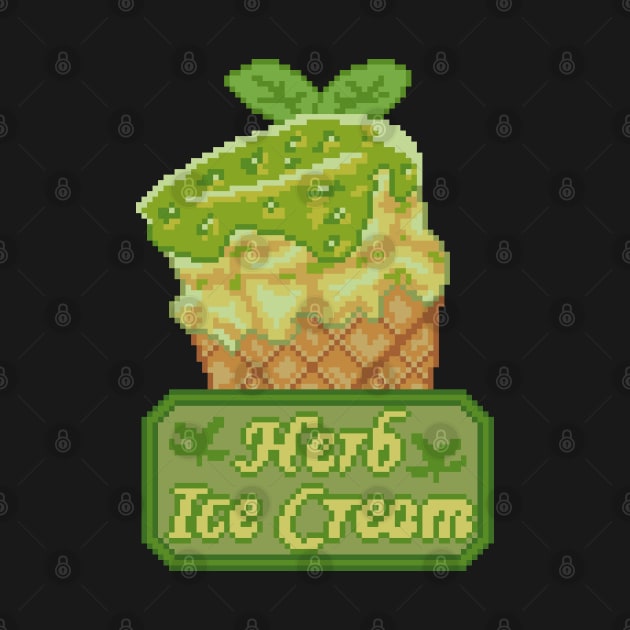 Resident Evil Herb Ice Cream Pixel Art by AlleenasPixels