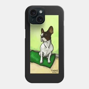 Cute french bulldog in her place Phone Case