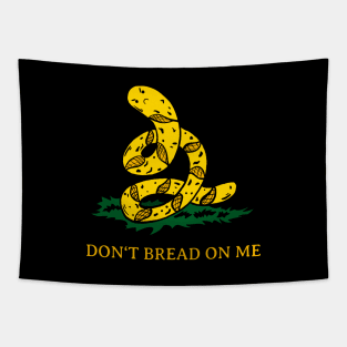 Bread Gadsden Flag Parody Baguette Tapestry