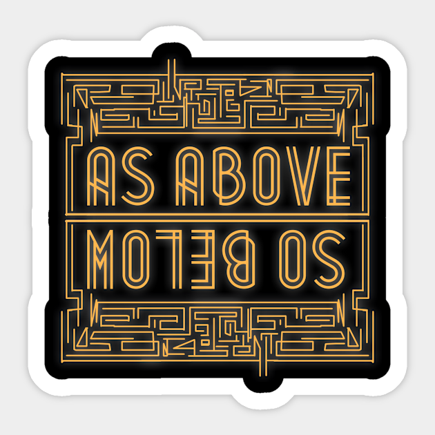 As Above So Below - As Above So Below - Sticker