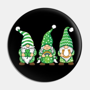 St Patricks Day Gnomes Pin