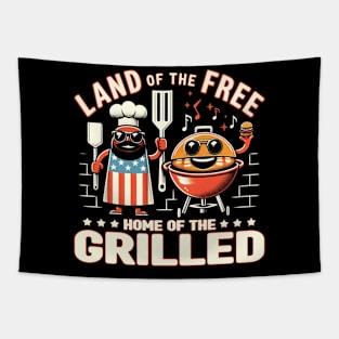 Land of the Free, Home of the Grilled - Memorial Day Tapestry