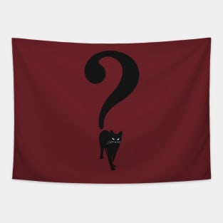 Cat in The Question Tapestry