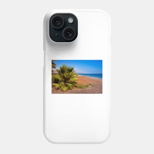 Palm trees Torrox Costa Del Sol Andalusia Costa Spain Phone Case