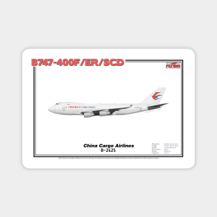 Boeing B747-400F/ER/SCD - China Cargo Airlines (Art Print) Magnet