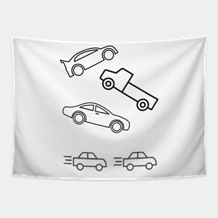 Kids Car Shirt Tapestry