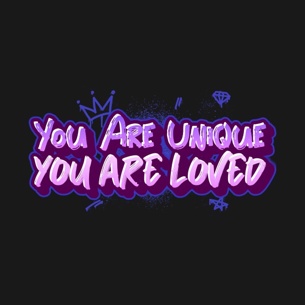 Motivation Quote I: You Are Unique by VashiMerch