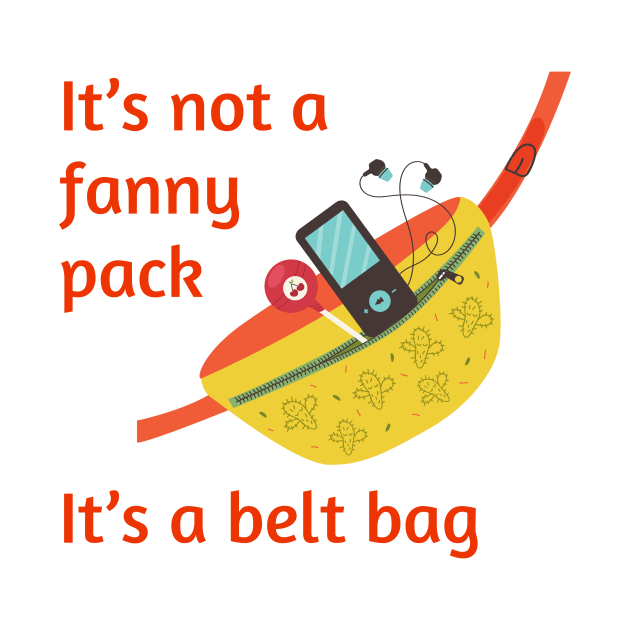 Lispe It's Not a Fanny Pack, It's a Belt Bag, Funny Current Trends by Lispe