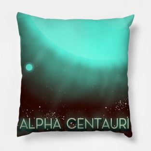 Alpha Centauri Space Art Pillow