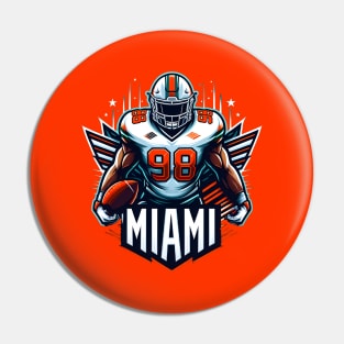 Miami Dolphin Player Zone Pin