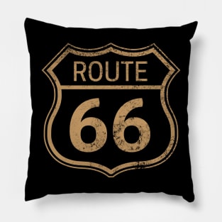 Route 66 Sign Pillow