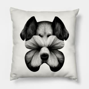 Flowering Dog Series Pillow